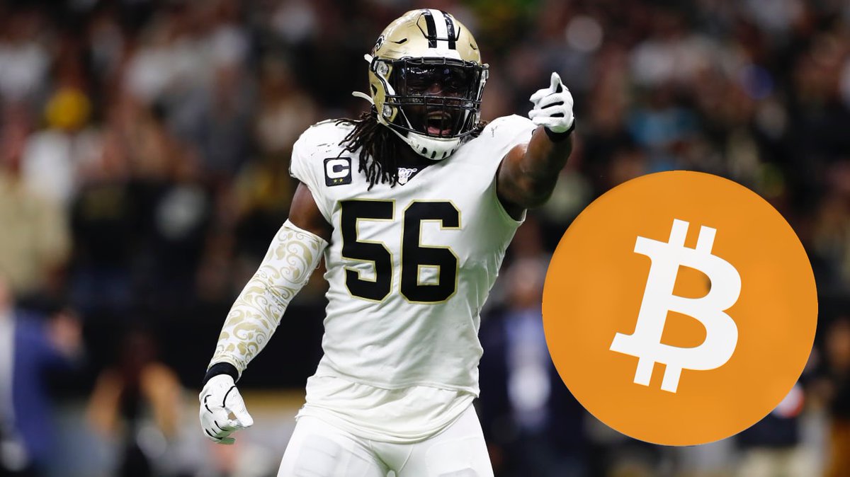 JUST IN:🏈 NFL Captain Demario Davis of the New Orleans Saints says: 'I believe fiat currency is inherently unfair and corrupted.' 'Count me in for #Bitcoin  only' @demario__davis