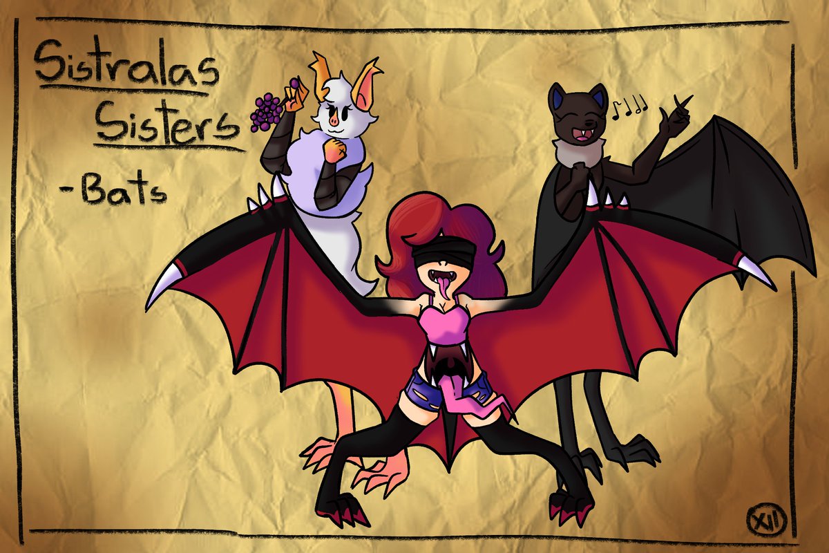 A dangerous trio?🦇

#MonsterGirls #art #artist #oc