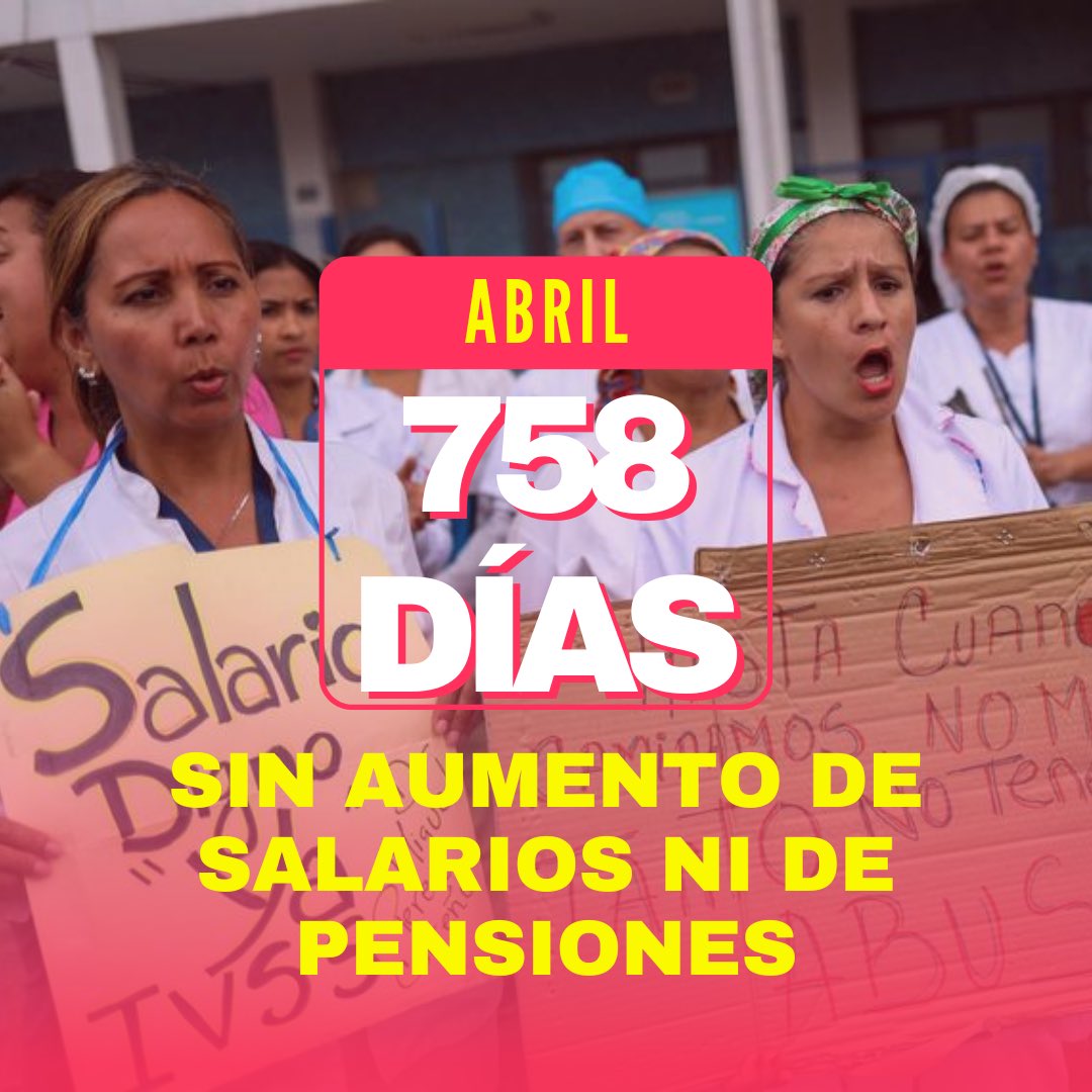 Hoy son 758 días sin que se aumenten los salarios, pensiones ni jubilaciones. 

El 28 de julio tenemos que votar para cambiar, para abrirle las puertas al progreso y tener un país con salarios, pensiones y jubilaciones dignas.