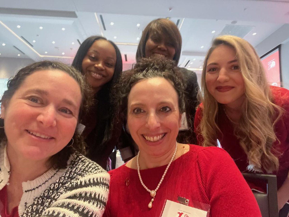 Championing women's hearts & lives at the #GoRedMD Go Red for Women luncheon with @heartmaryland . Drs @NinoIsakadze & @heartsavermom , Shannon Crosland & Sydney Stepney. #WomenHeartHealth 💃 ❤️ @American_Heart