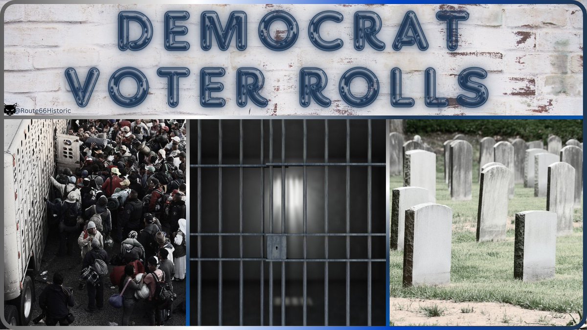 The #DemocraticParty #Communists are working overtime in #BorderCrisis states, in prisons, and in the old, reliable standby, cemeteries, registering #IllegalAliens, convicted criminals, and the dearly departed. #TRUMP2024ToSaveAmerica #MAGA #AmericaFirst #Elections2024…