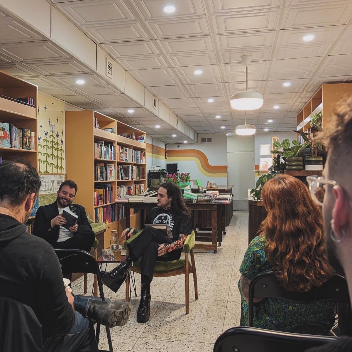 an AMAZING night at Pulp Books here in Montreal talking about DAYSPRING!! We left a stack of SIGNED COPIES OF DAYSPRING with the store, so if you’re in town GO and check out this wonderful new space!