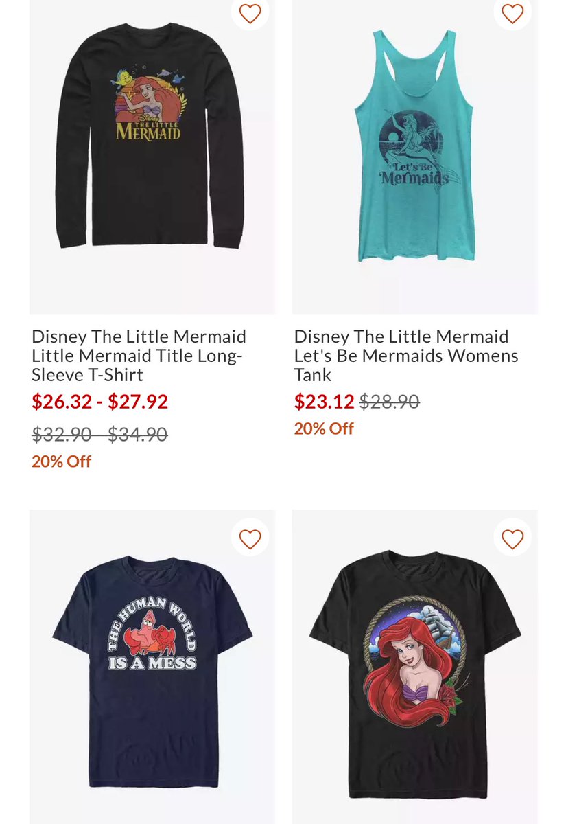 Digital printing ruined the shopping experience on Hot Topic/Boxlunch/Her Universe. I don't have the energy or time to scroll through 500 generic shirts. Disney Store has also started doing it too, just not quite as much.
