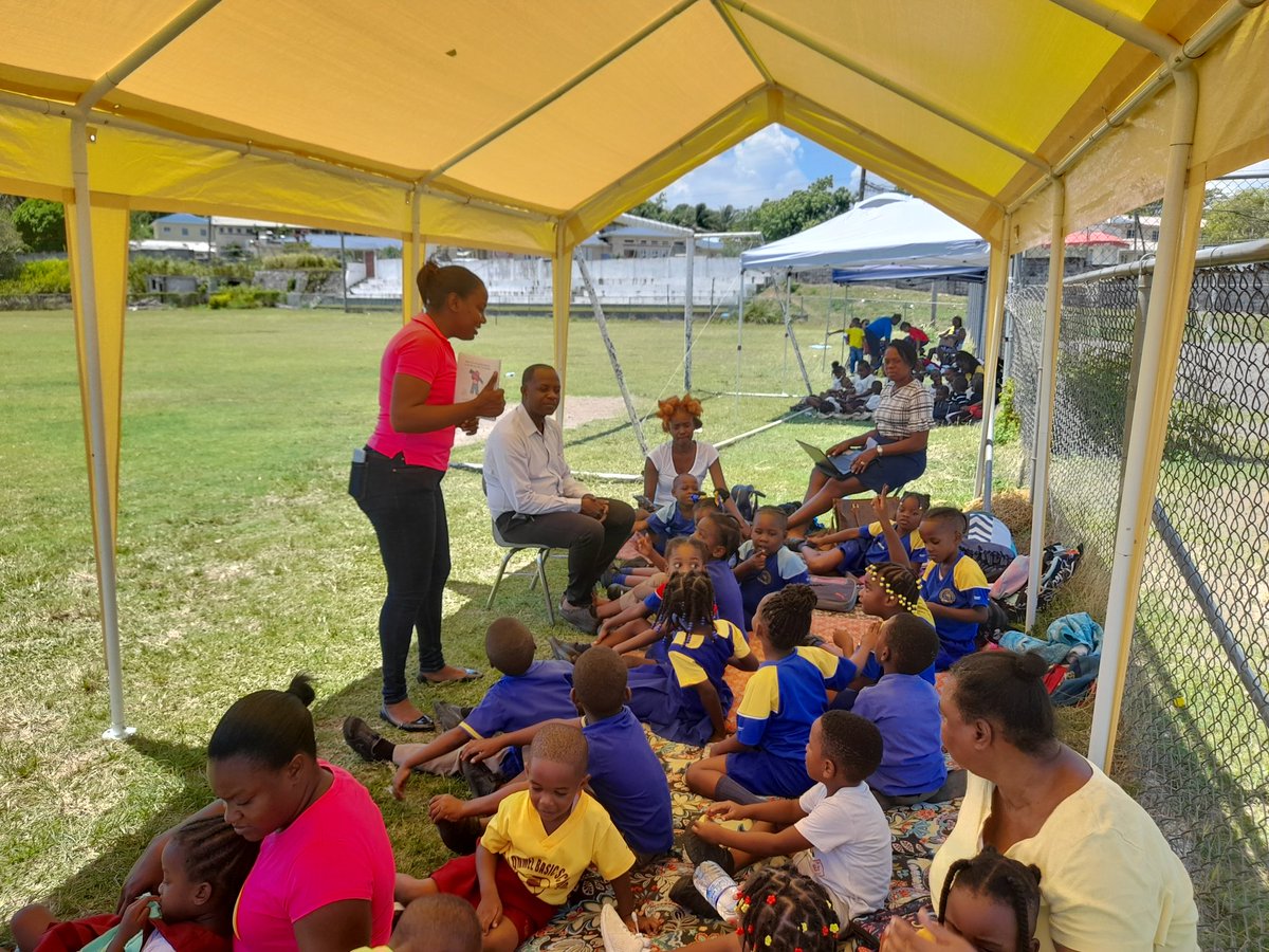 Ms Stewart from @cpfsajm from Clonmel Infant Department. We are in Annotto Bay, St Mary. #12StandardsMatter #ECCReadPonDiCawna @ECCJA @MOEYJamaica @KemmyLeslie @Kevin62642151 @ItzmellEcc3 @DigicelFdnJA @GrantShaunette @karlenedesland1 @tkmsingh @karlenedesland1