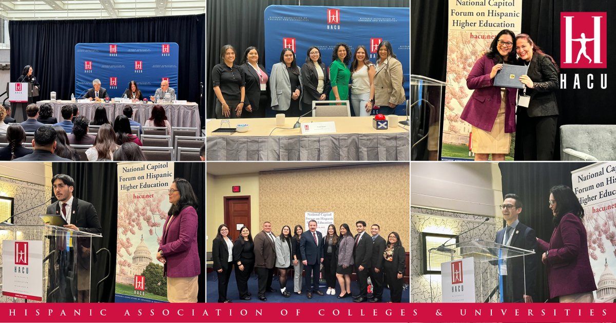 HACU held an inaugural “HSInnovators” Student Track for 98 participants from colleges and universities in 10 states as part of HACU’s 29th Annual Capitol Forum, April 9-10, 2024, in Washington, D.C.⤵️ bit.ly/3xzDZ4A #HACU2024 #FundHSIs