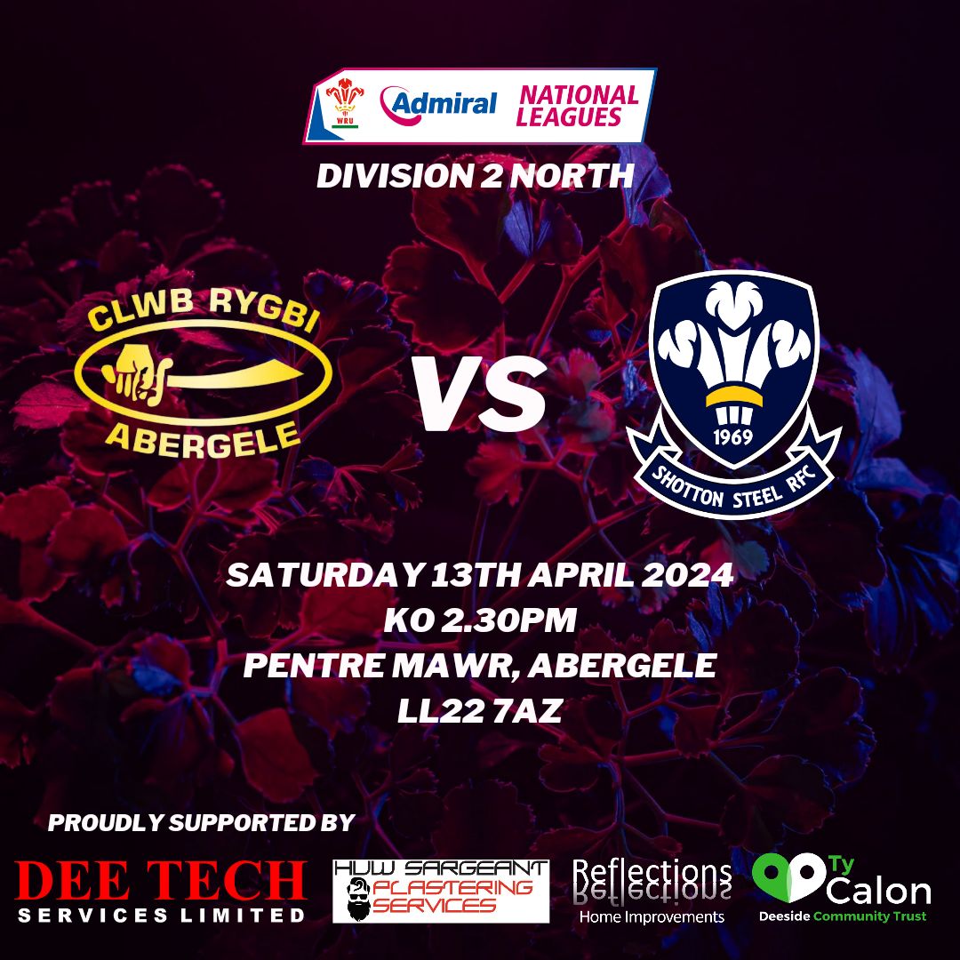 Tomorrow the #steelmen travel down the coast for a rescheduled league game against @clwb_rygbi_gele their's 4 games left in the season all your support is needed. #ymaohed #ydrefddur #steeltown