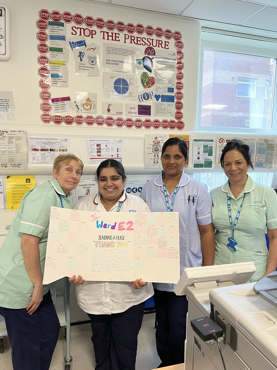 Today our fantastic nurse of the future gifted us this incredible Thank You card for her placement on E2! We hope Coco joins our expanding team soon!
