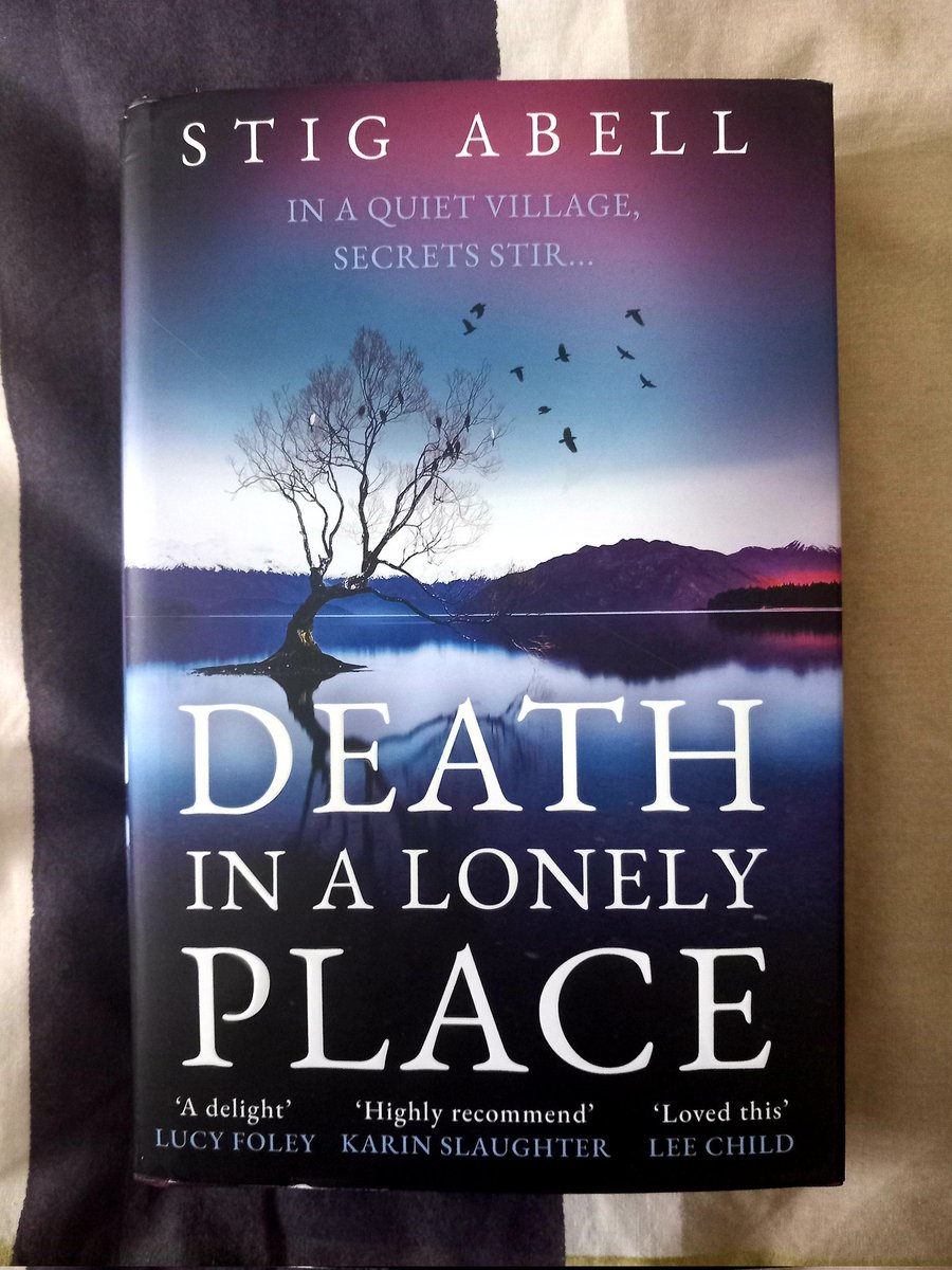 Looking forward to #DeathInALonelyPlace by @StigAbell which I'm on an @instabooktours #BlogTour in #May. #CrimeFiction #BookTwitter