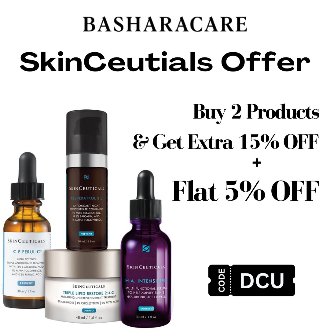 😍 𝐁𝐚𝐬𝐡𝐚𝐫𝐚𝐂𝐚𝐫𝐞 𝐒𝐤𝐢𝐧𝐂𝐞𝐮𝐭𝐢𝐚𝐥𝐬 𝐎𝐟𝐟𝐞𝐫 😍
Buy 2 Products & Get Extra 15% OFF + Flat 5% OFF
𝐔𝐬𝐞 𝐂𝐨𝐝𝐞 👉 𝐃𝐂𝐔
𝐁𝐮𝐲 𝐍𝐨𝐰 👉 buff.ly/3SLuMfz

#Discountcodeuae #UAE #Beauty #beautycare #skincare #personalcare #onlineshopping