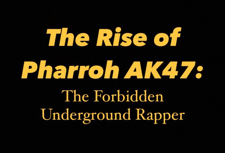 🚨 BREAKING‼️

The Rise of Pharroh AK47: The Forbidden Underground Rapper (Mini Documentary)

📺 Now Available on YouTube:
youtu.be/nTwncjXrpUg?fe…

#PharrohAK47 #MiniDocumentary #Biography #RapNews #HiphopNews #UndergroundHiphop #MusicNews #RiseofPharrohAK47
#CelebrityNews #News