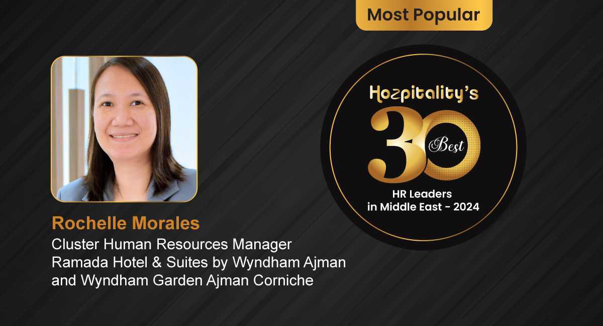Rochelle Morales has consistently demonstrated a commitment to excellence, earning multiple accolades.

#RochelleMorales #WyndhamGardenAjmanCorniche #ramadaajman #HozpitalitysBest #HRleaders #MiddleEast #mostpopular #popularchoice #powerlist #hozpitality

hozpitality.com/Hozpitalitygro…
