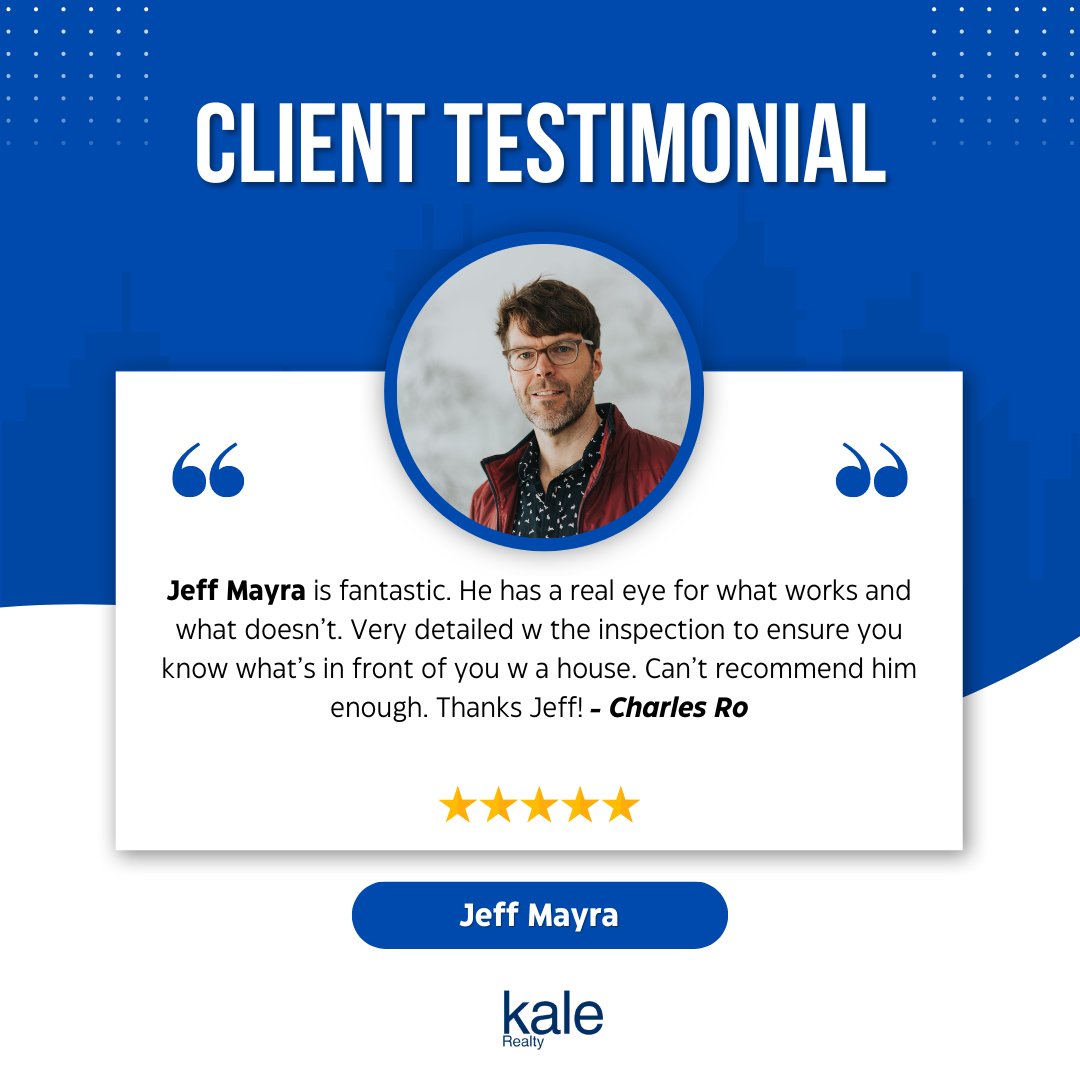 Fantastic review for you, Jeff Mayra!!! 🤩🤩🤩🤩🤩

#5starreview #kalebroker #joinkale