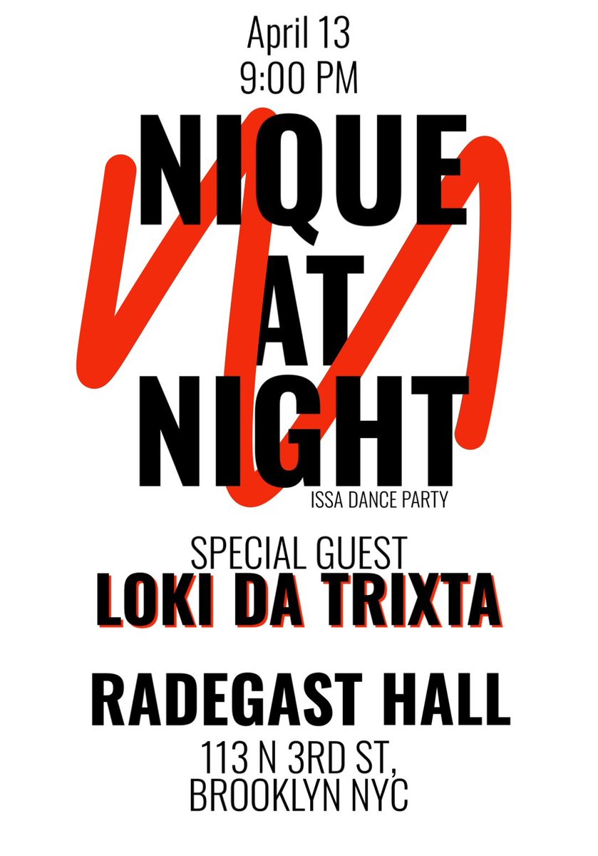 Tmro night playing with my ace <a href="/DJNIQUE/">DJ NIQUE</a> at <a href="/RadegastHallBK/">Radegast Hall</a> in Williamsburg.  
Brooklyn whats good!?!!