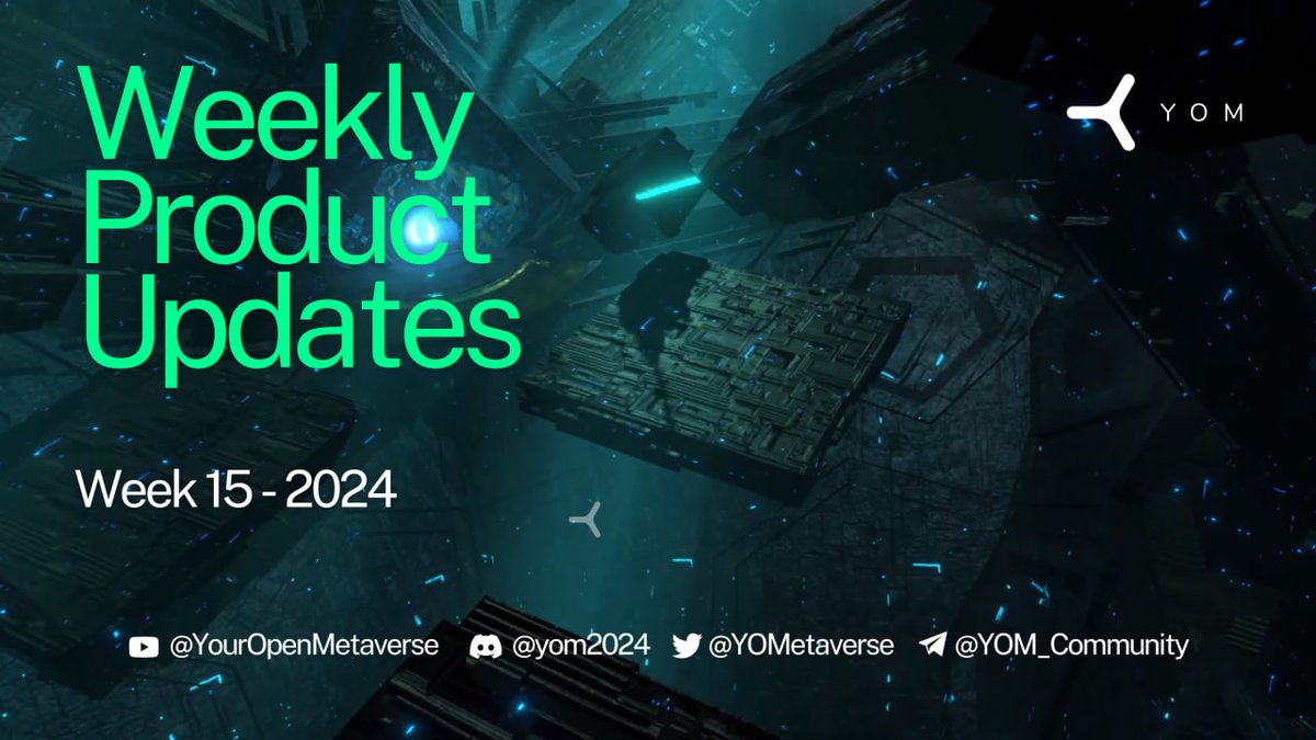 Today is our 3rd post of our end of week recap! Do you like to know which important points the team achieved for you this week? 🛠 
Visit our announcement channel (t.me/YOM_announceme…) for all the details on the tech team's latest achievements!💡

Cheers!🚀
#TechUpdate