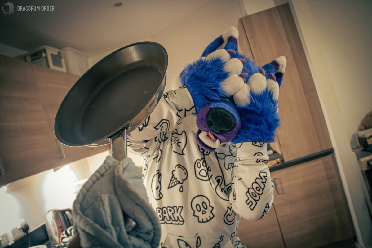 *Bonk!* Doughnut, get out of my kitchen! — @pastrywuff knew I wasn’t going to meets this month so he protested by invading my home on Tuesday evening for photos. I kid! It was a lovely surprise, and we amazingly did the photoshoot and edits within 4 hours. #FursuitFriday