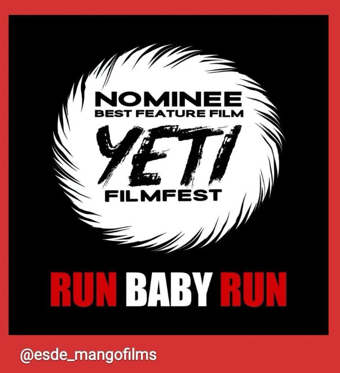 "Run Baby Run" 
NOMINEE Best Feature Film  2024 YETI FILMFETS !!!

EsdeMangofilms
@capitalculturacat 
<a href="/yetifilmfest/">yetifilmfest</a>
@sbdcultura 
@carol_garrido_martinez
@unito2001 
@catuxa_leira 
@cccowell_09
<a href="/murielhalloint/">Muriel Halloint</a> 
<a href="/oscarforonda_/">Oscar Foronda</a> 
@matthewwyattosullivan

pro.imdb.com/name/nm1431341…