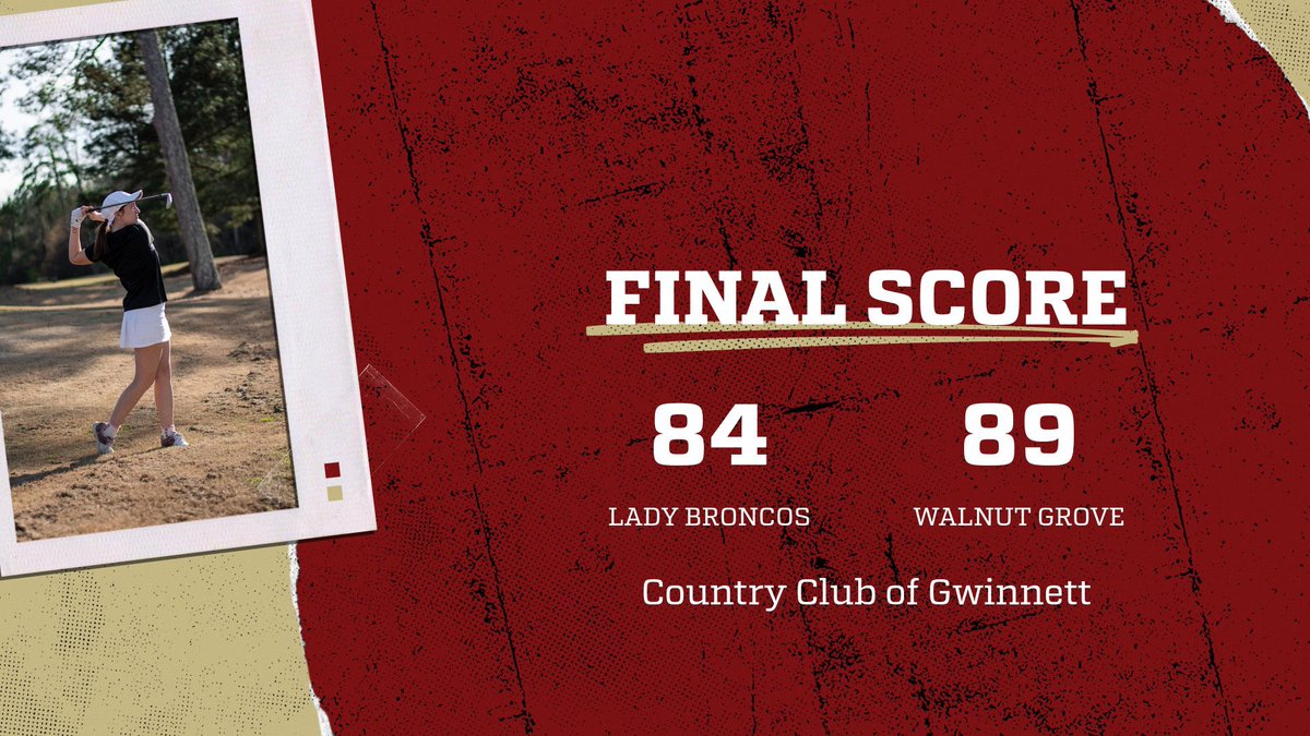 Wednesday’s match vs Walnut Grove saw the girls bring home the W! 

Competing in a 4 v 4, 2 person scramble — <a href="/asagrandy/">Asa G</a> and <a href="/PaigeGreco5/">Paige Greco</a> combined to shoot a 33 (-3) 🧲

Girls are hitting their stride 🐎 before Area! 

Go Broncos! <a href="/BusterConnects/">Buster Connects</a> <a href="/Bwoodsports/">Brookwood Athletics</a>
