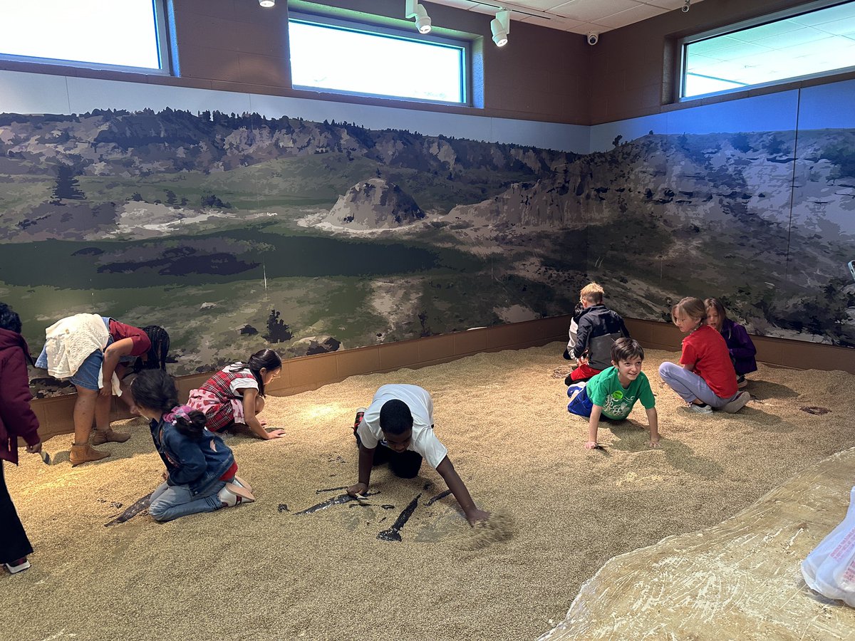 These 3rd graders had the BEST time @tellusmuseum today! We made cast fossils, dug for fossils, and saw fossils found in Georgia! @npepanthers #growcelebratematter