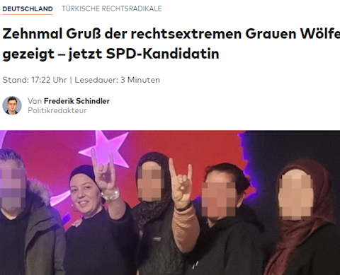 Die SPD begrüsst türkische Nazis herzlich in der Partei, regt sich aber maßlos über ein popeliges 'Alles für Deutschland' von Höcke auf. Was für ein verlogener, korrupter Haufen. #Höcke #TVDuell #NazisSindLinks #SPD