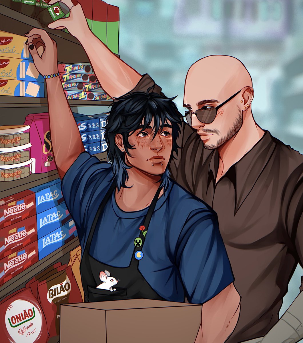 supermercado e tome tem um cliente fiel 🛒🏪

#hideduo #FitMCfanart #pactwfanart