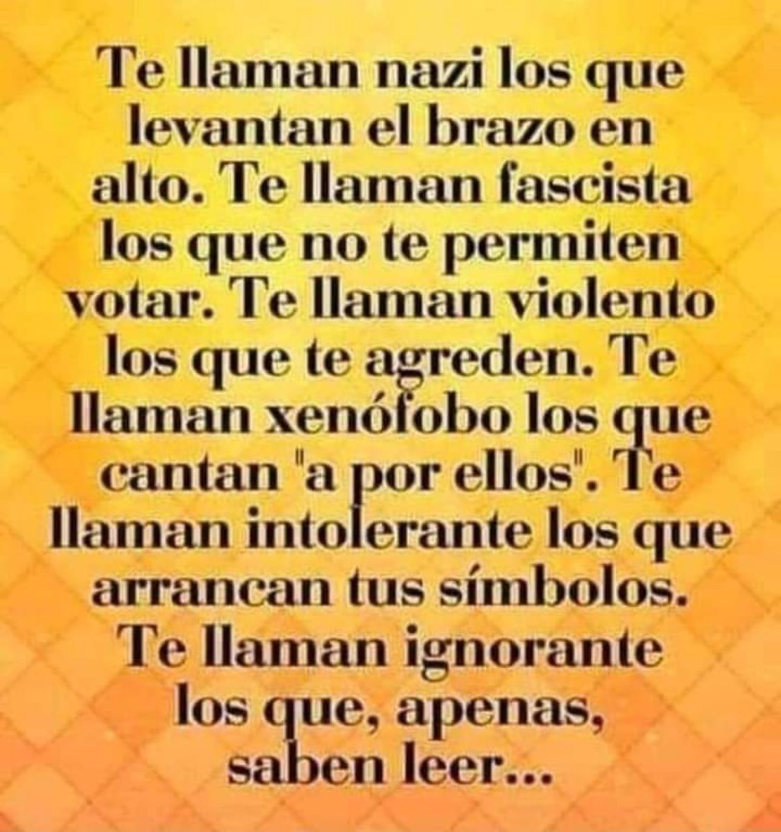 @JoanJoanj63 @Juan_Acosta_Gar @lluismunyoz1 @Puchimon4 @EnricTaran12321 @Javieljavielin @Murray35254043 @mrjesusfigueroa @dnicatala @Grassonet2 @sosaguasbcn @gvergarasim @holaquehase2310 @ZZxxxTOP @emepuntolopez @SargondeA @RVilariera @_INDEPEStilence @Esther_M__ @otravoz1 @DI48630499 @AnaDelOlmo10 @Margari57079109 @Som_pais_cat @MesallesXavier @KamiKaz67046218 @vlc_JI @Carmatpor @ROGELIOVINREY @Pascuetas @ampasmo @JaviLin63 @mol_polina @IntoMari @RepiladorB @pepepepitopepo6 @pizzaconpina65 @teuavlc @JosepNada @andmanjon @tabarnia @IntoMariCensura @Marcelinhopoev2 @ogareff_ivan @niexistira @Jordielfals @ochoabravo32 @RogelioVinan @JuntsXCat Tal cual ⬇️.