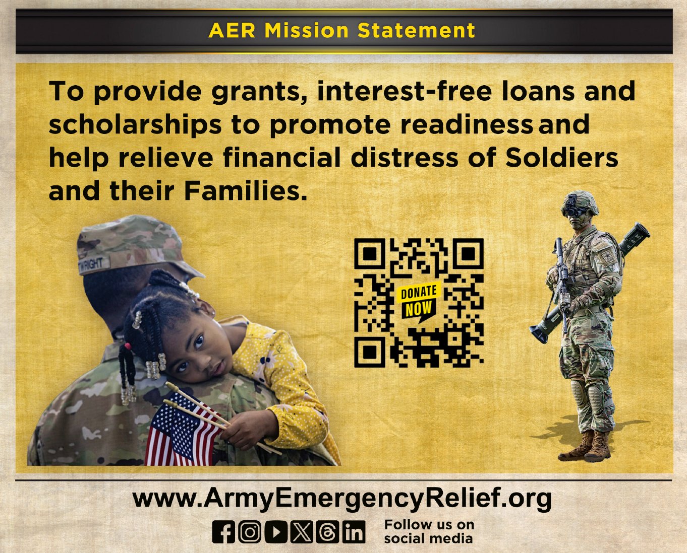 5th SFAB على X: &ldquo;The Army Emergency Relief (AER) annual campaign 
