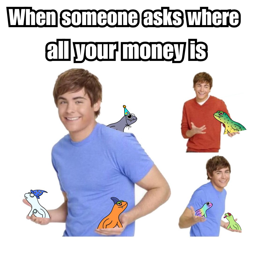 When someone asks where all your money is