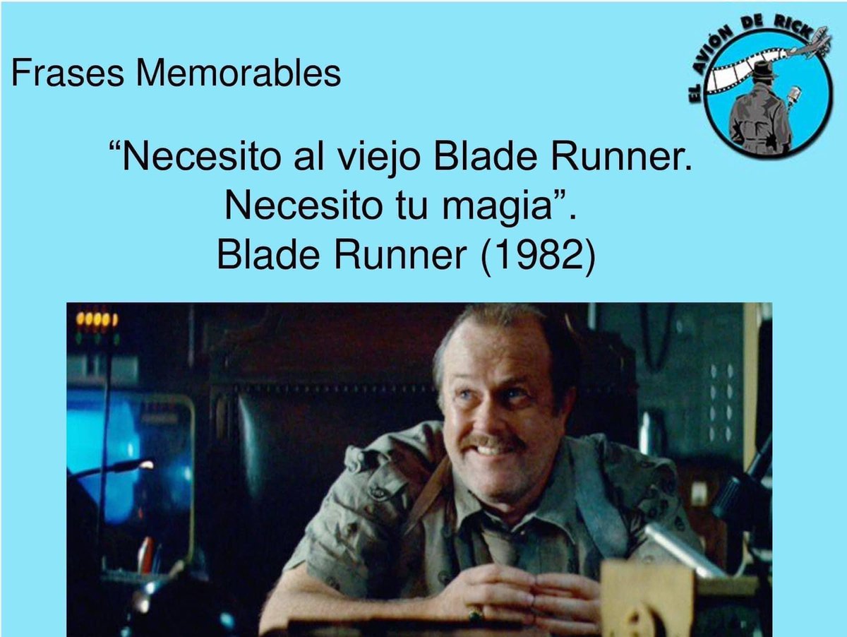 #cine #Pelicula #Peliculas #FraseCelebre #CienciaFiccion #BladeRunner