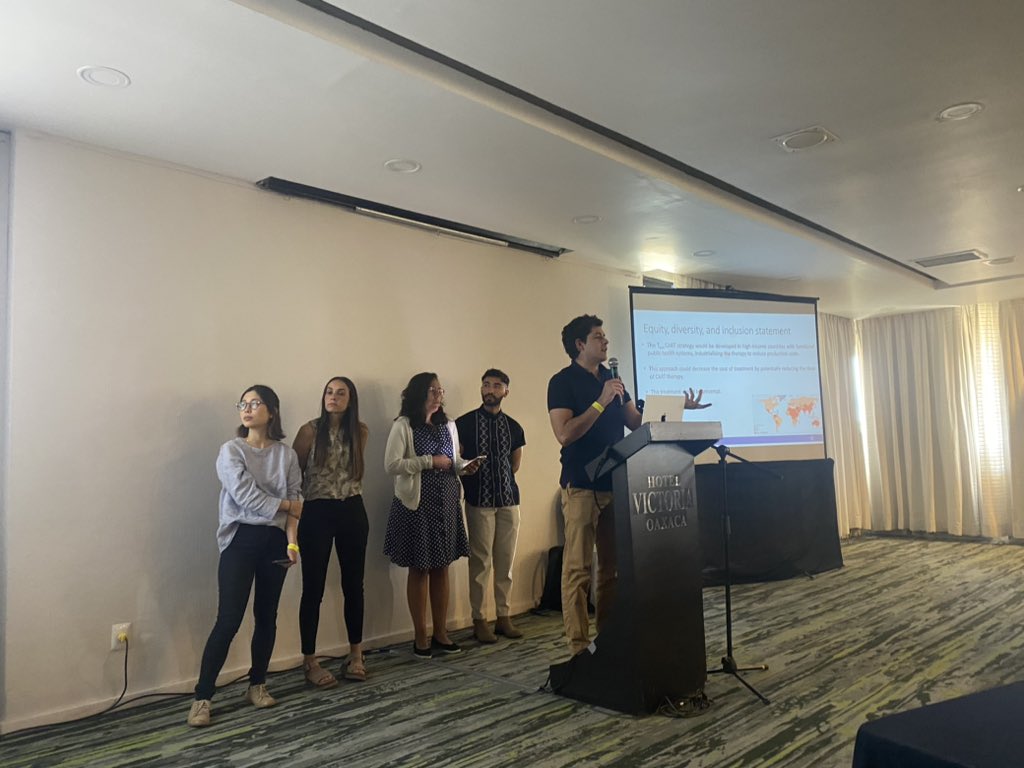 #ImmunoMexico2024 so proud of our team. Excellent job planing a presenting a potential grant proposal. Hard work and team pays off! @jccrispin @andres_caz_pre @MJEsc2022 @almadalauu @ImmunoLatinXs 🙌
