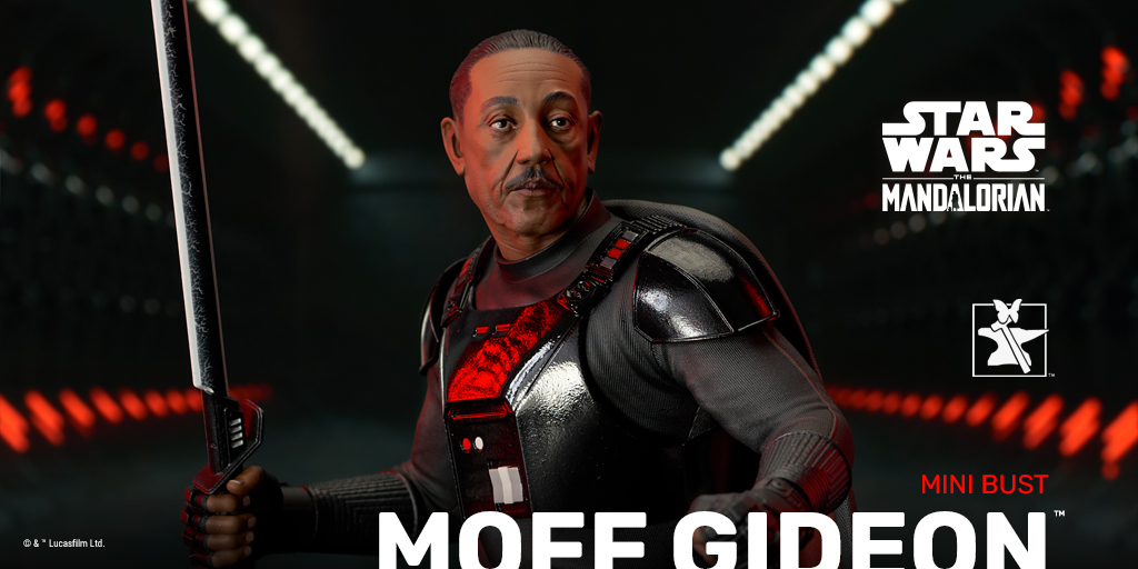 Wielder of the Darksaber™ and villain you love to hate, Moff Gideon™ is now in-stock and ready to ship! Order him for your collection here: bit.ly/FCBD-MG

#StarWars #TheMandalorian #MoffGideon #MiniBust