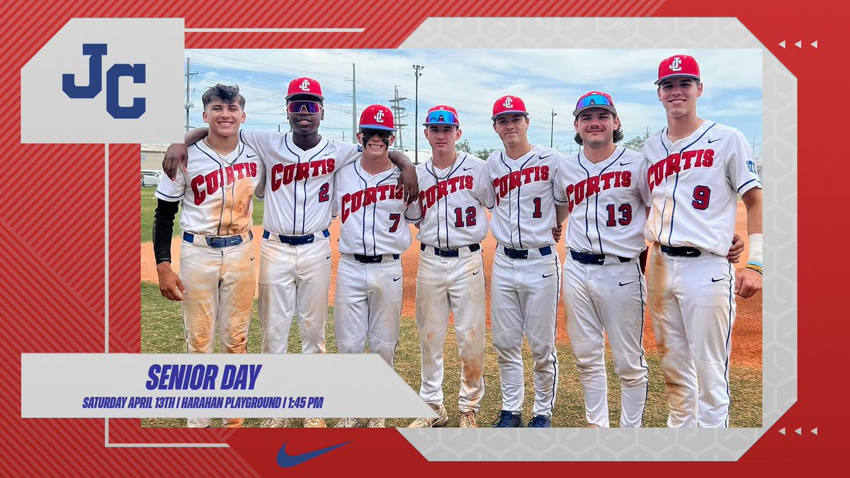 🎓🎓SENIOR DAY🎓🎓 Please help us celebrate our 2024 Senior Class this Saturday, April 13th! Ceremony will start at 1:45 PM with families, followed by first pitch vs Jesuit at 2:00 PM. Come pack Harahan Playground for a great day of PATRIOT BASEBALL! #PatriotPower #BCFL
