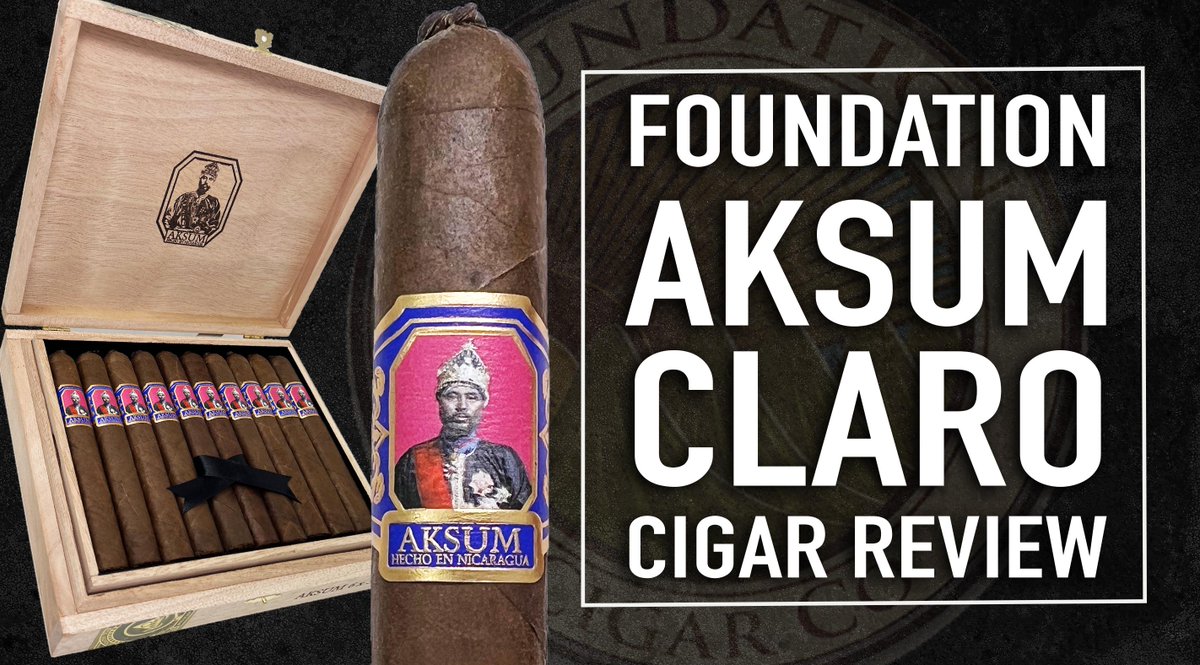 Nick Melillo's Aksum Ecuador Sumatra Claro! Here's the deep dive on this blend. Watch Link: cigarsdailyplus.com/foundation-aks…