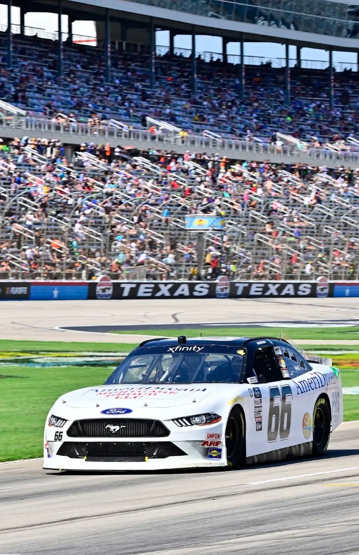 Fast Friday @TXMotorSpeedway! In 2023, our best oval qualifying of the entire season came at Texas, when @SageKaram locked in a Top 20 speed. #NASCAR #Andys300 📸 Rusty Jarrett, NKP, Motorsport Images