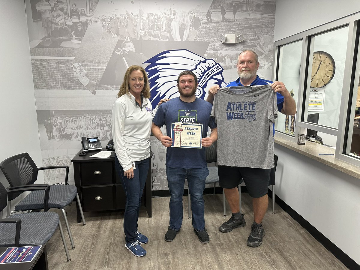 🚨ATHLETE OF THE WEEK🚨 Congrats to Trey Jeffries from @AthleticsKhhs for being selected as our @Preferred_PT / @SoutheastOrthos Clay County Athlete of The Week‼️ 🔵 Sport: 🏋️ 🔵 1A Regional Champ 🔵 Olympic: 560lbs 🔵 Traditional: 695lbs Apparel Sponsor: @BSNSPORTS_NoFL