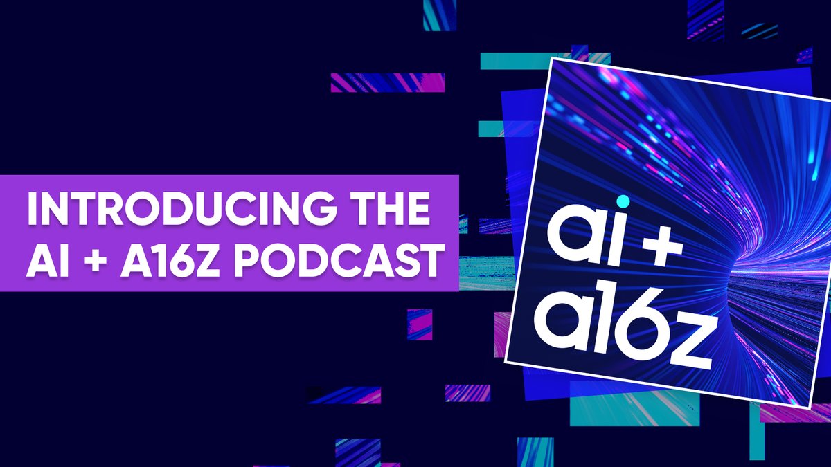 Introducing the AI + a16z podcast. A new channel to give the full context of the past, present & future of AI with the builders & experts shaping it. From infrastructure that powers today's foundation models to how tools like LLMs are reshaping industries – join us for weekly…