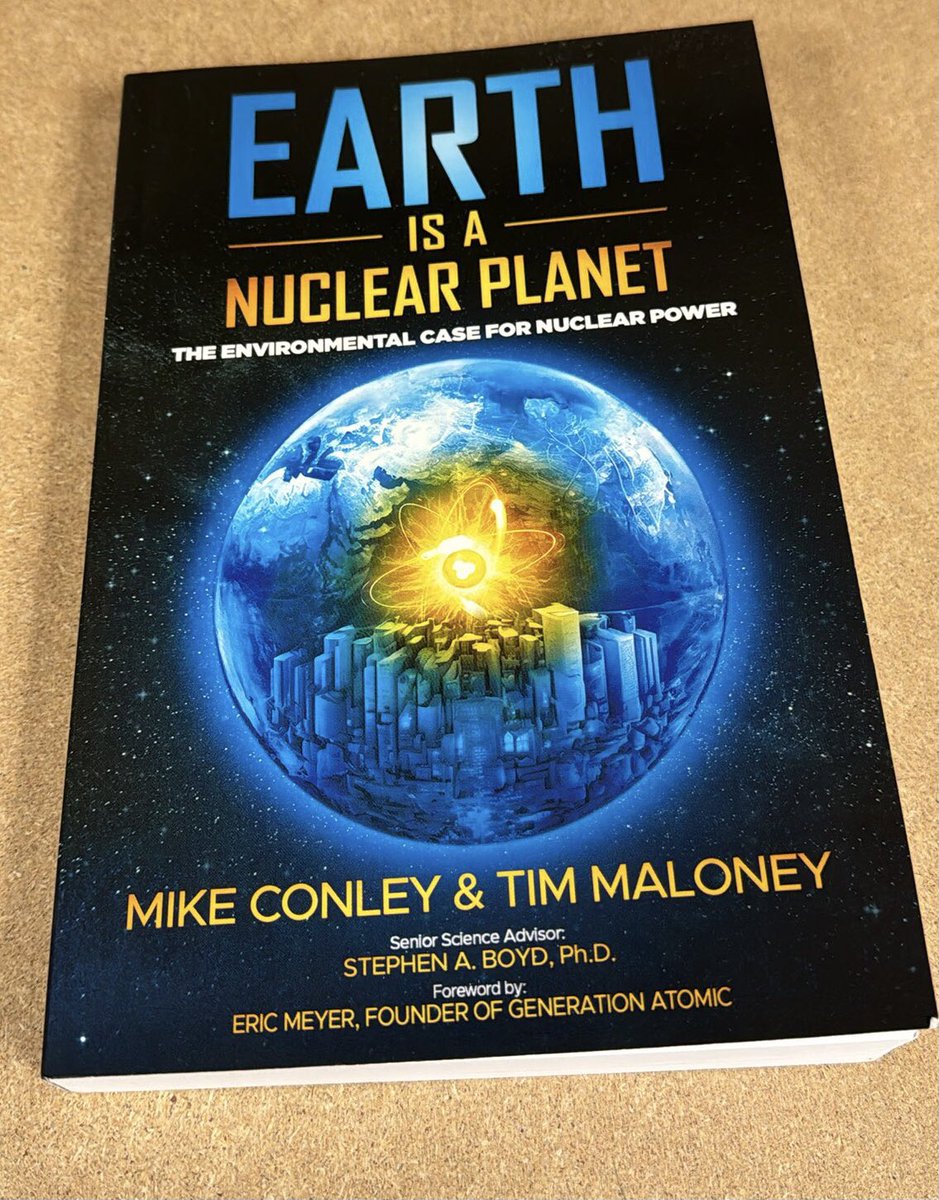 Awesome!!!!  Our excellent book, Earth is a Nuclear Planet, is bursting with hundreds of juicy nuggets just like this!!! 🥰 💕 😃 #earthisanuclearplanet  Thanks, @Gen_Atomic !!!