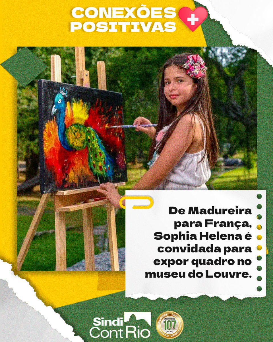 Conexões Positivas-SINDICONT-Rio!
                                                                                                                                         Pintora mirim de Madureira é selecionada para expor no Louvre, em Paris .

Leia mais: instagram.com/sindicont.rio?…
