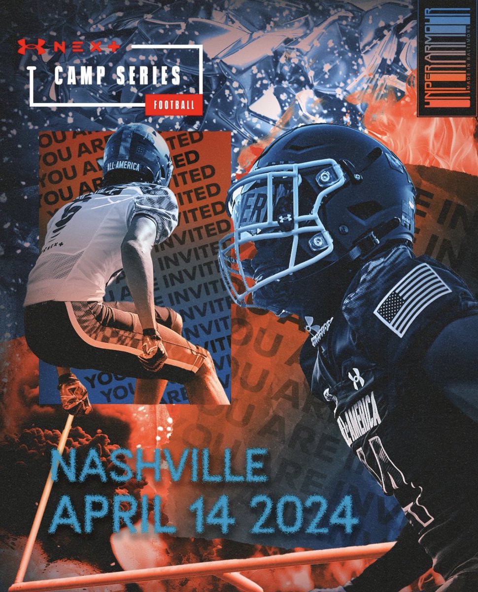 I will be at the Under Armour Camp this Sunday in Nashville!! @MacCorleone74 @DemetricDWarren @CraigHaubert @TheUCReport @TomLuginbill @BHoward_11 @RivalsJohnson @ReggieBuchanan @shayhodge3