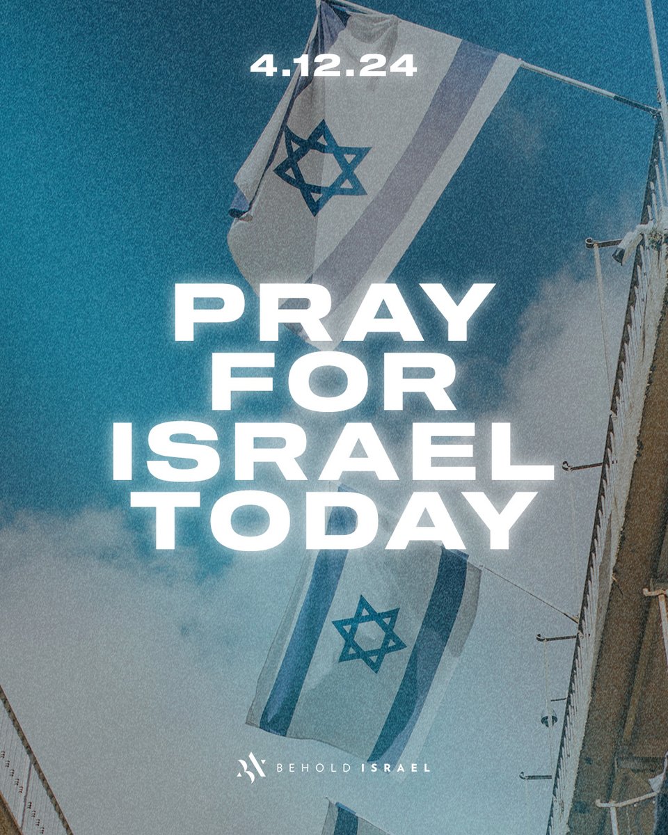 Pray for Israel today!