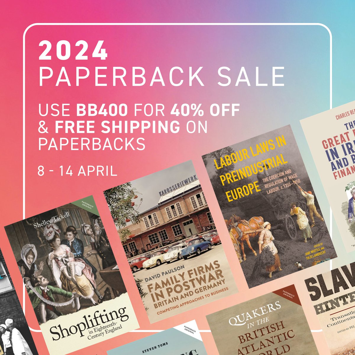 Save 40% and get free shipping on these titles in the series People, Markets, Goods, published in collaboration with the Economic History Society! Offer ends Sunday. buff.ly/3vpTP13 #BookSale #EconHist @EcHistSoc