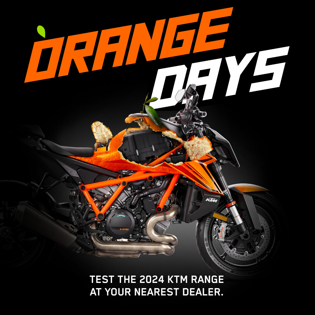Just one week to go until ORANGE DAYS 2024!🔥 Check out the latest MX and ENDURO machines, demo our STREET demons, pick up some fresh #PowerWear and make the most of some exclusive ORANGE DAYS promotions!🧡 brnw.ch/21wILEE #KTM #ReadyToRace #OrangeDays