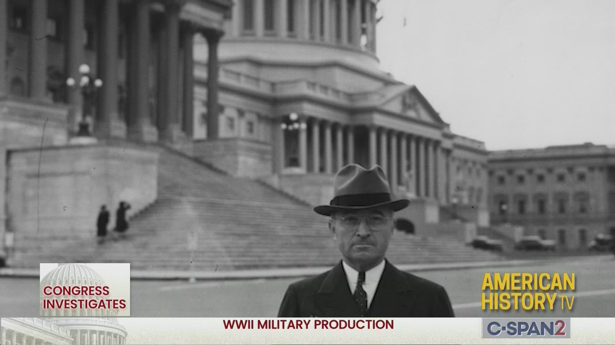 We recently kicked off a new 10-part @cspan series, 'Congress Investigates,' in which we explore some of the most significant investigations ever held by Congress. Check out this NEW lesson, f/t @SDrummondNPR, which focuses on the WWII Truman Committee: c-span.org/classroom/docu….
