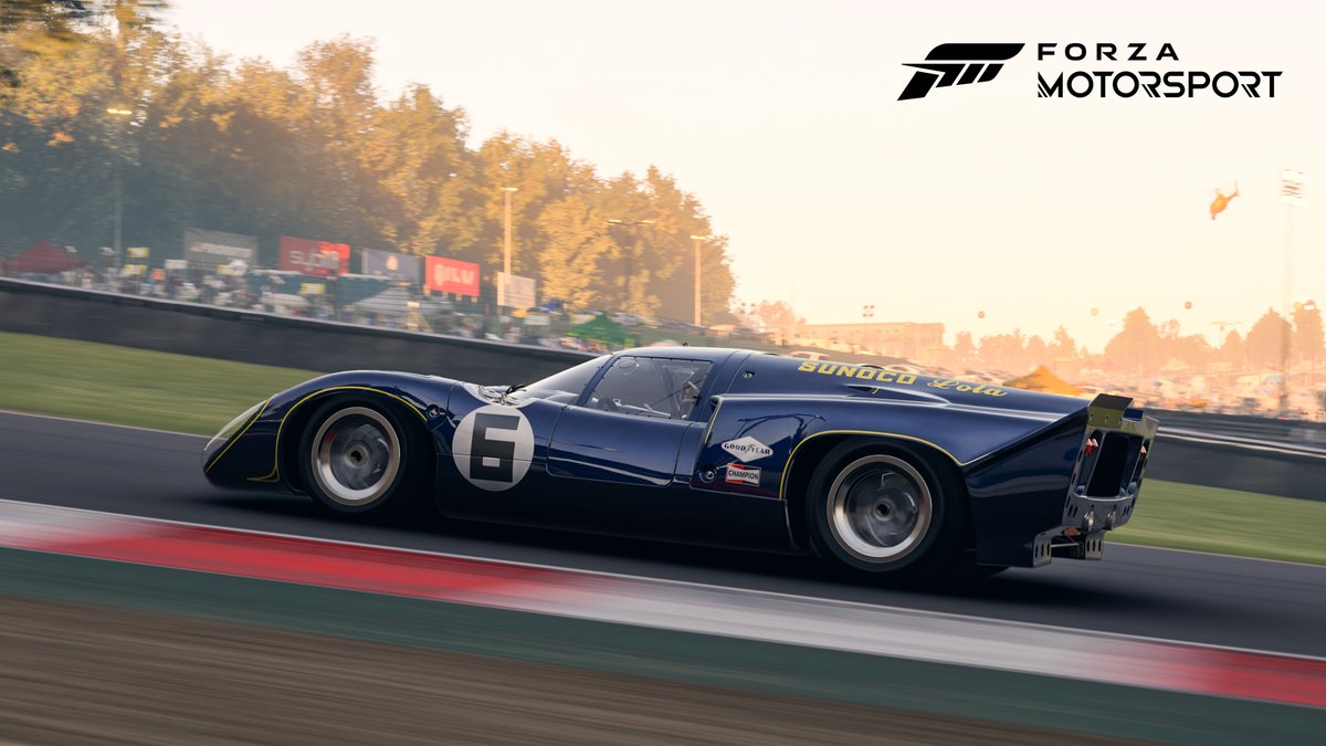 Experience the thrill and history of racing at Brands Hatch. Take on the steep drops, sharp corners and fast straights at one of the world's most challenging and exhilarating tracks in the 1969 Lola #6 Sunoco T70 MkIIIB.