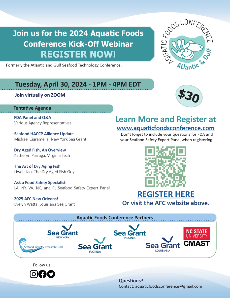 🐟 Join us at the upcoming Aquatic Foods Conference for a deep dive into the latest trends and insights in the industry. Let's embrace the richness of aquatic food together and forge new connections! #Seafood aquaticfoodsconference.com