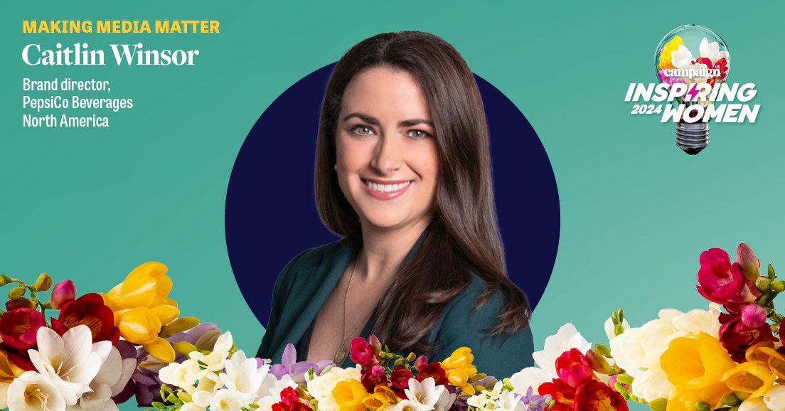Caitlin Winsor, @PepsiCo Beverages North America, has earned a spot on this year’s Inspiring Women list. Congratulations! #CampaignInspiringWomen #honoree #congrats #marketing #media #advertising Register Now: brnw.ch/21wILEW