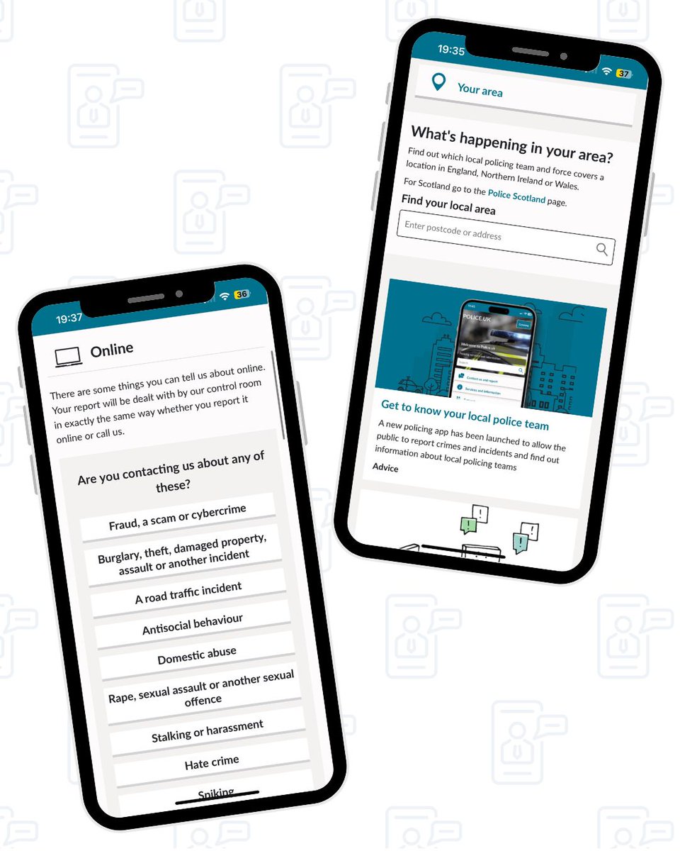 📱 The new #PoliceUK app means you can access a range of reporting services which go straight into your local police force. Report what you want, when you want Available via both the Google Play and iOS App stores ➡️ orlo.uk/wkh4o ☎️ If it’s an emergency still call 999