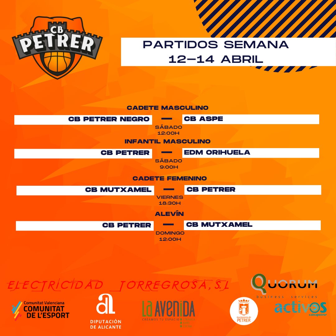 Nueva jornada en la que destacamos el doble enfrentamiento que disputará nuestro alevín!🏀