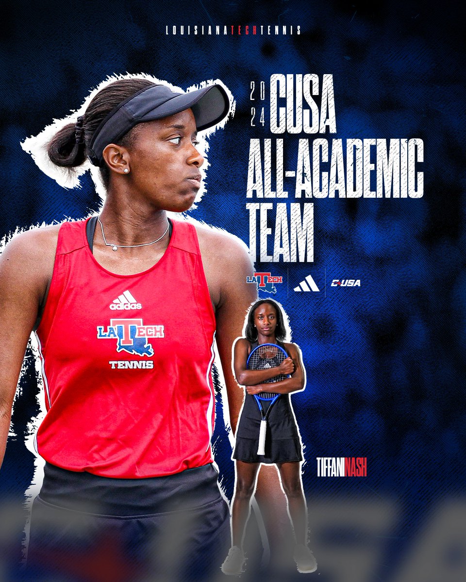 First Bulldog to ever make the CUSA All-Academic Team Congrats, Tiffani 🏅