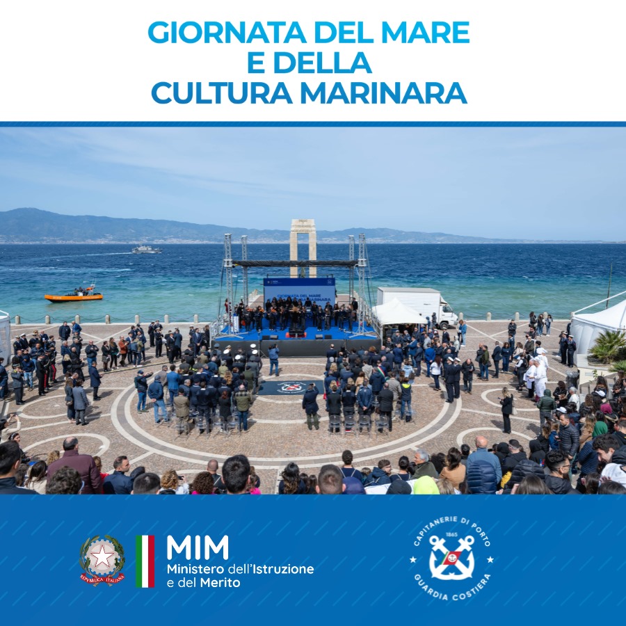 Ieri è stata celebrata a Reggio Calabria la #GiornatadelMare. Un evento organizzato dal #MIM in collaborazione con la @guardiacostiera che ha accolto 700 studenti provenienti da tutta Italia. 
Qui il video ▶ youtu.be/tErnb4Kix5o
Qui tutti i dettagli ▶miur.gov.it/web/guest/-/a-…