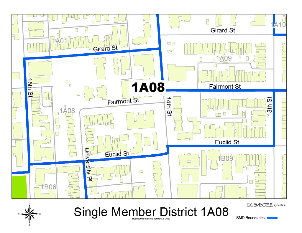 The Board of Elections has certified the following vacancy in your Advisory Neighborhood Commission (ANC). Residents in 1A08 interested in serving as ANC Commissioners can pick up petitions Monday, April 15, 2024